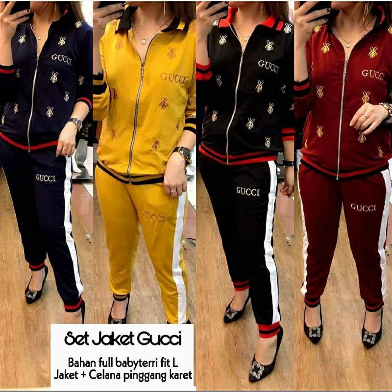 Set celana training / Setelan jaket gucci