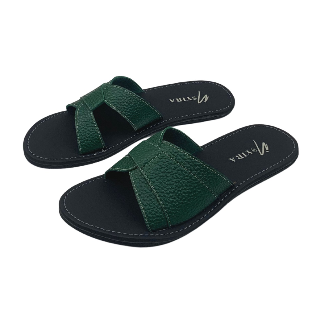 Insyira - Sandal Wanita Ranillda / Sandal Papirut Wanita Non Slip Alas Hitam / Sandal Wanita Slop Coak