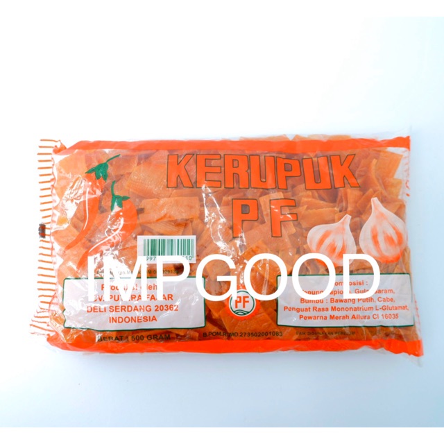 

KRUPUK PF / KRUPUK BAWANG PF (DUS+BUBBLE)