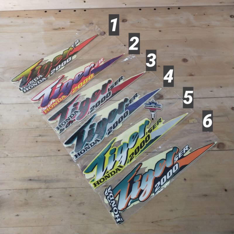Stiker Striping Tilas Tiger Lawas