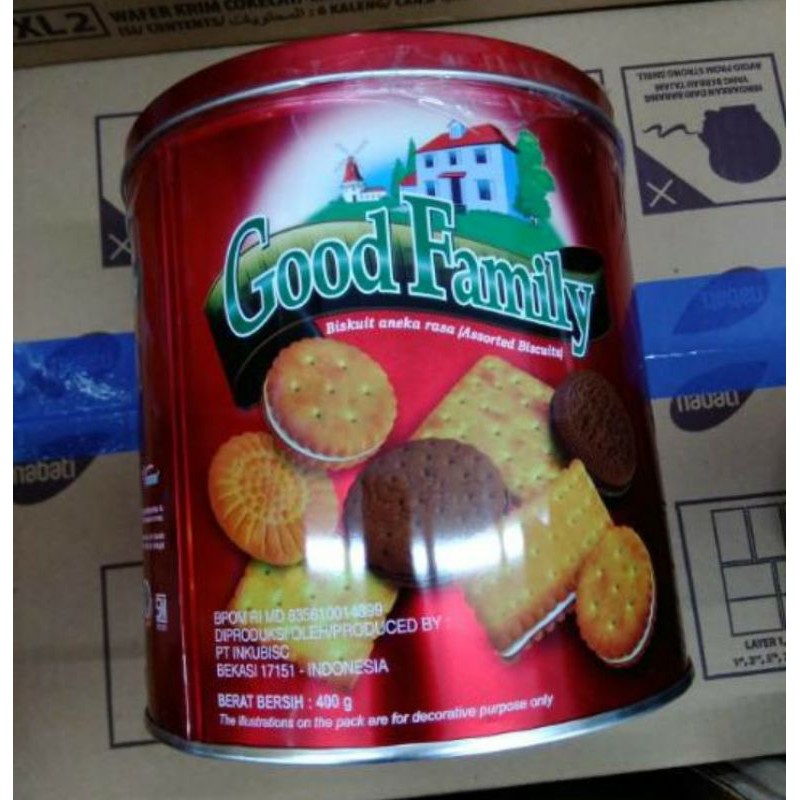 

Good family biskuit arssorted 400g/klng