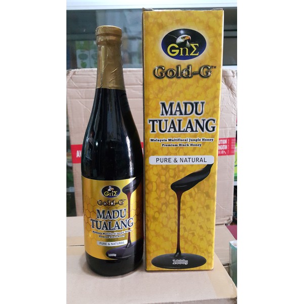

Madu Tualang Asli Malaysia Gold G ( Premium Black Honey ) Kemasan 1 Kg
