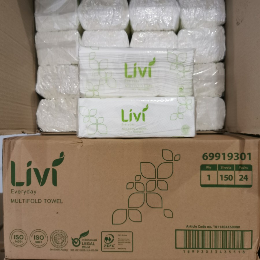 Jual Tissue hand towel merk livi | Tissue LIVI SMART Everyday TOWEL