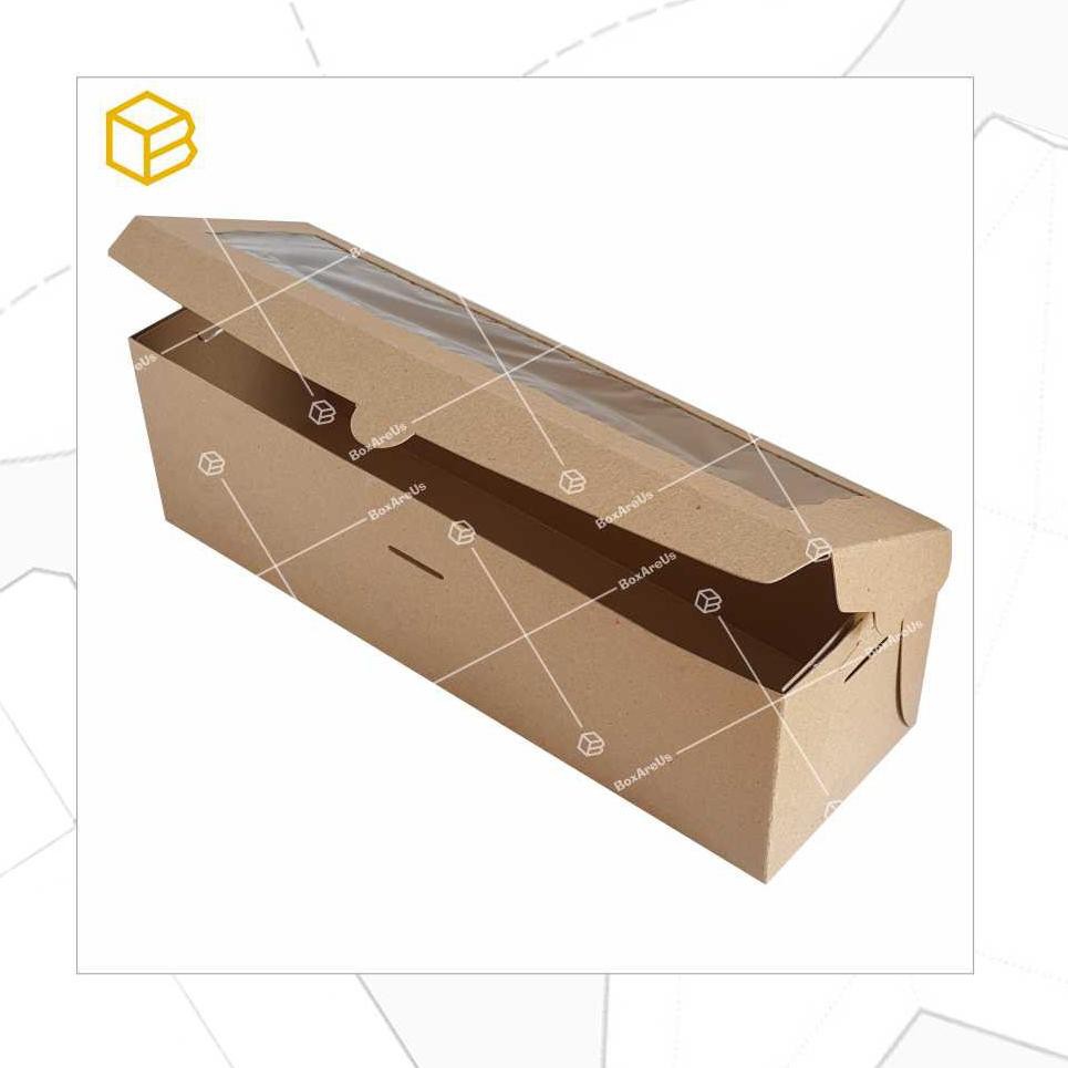 

Dus Kue Cake Box Bolu Kotak Packaging Kemasan Roll cake- CB311010 (20pcs) (KODE W895)