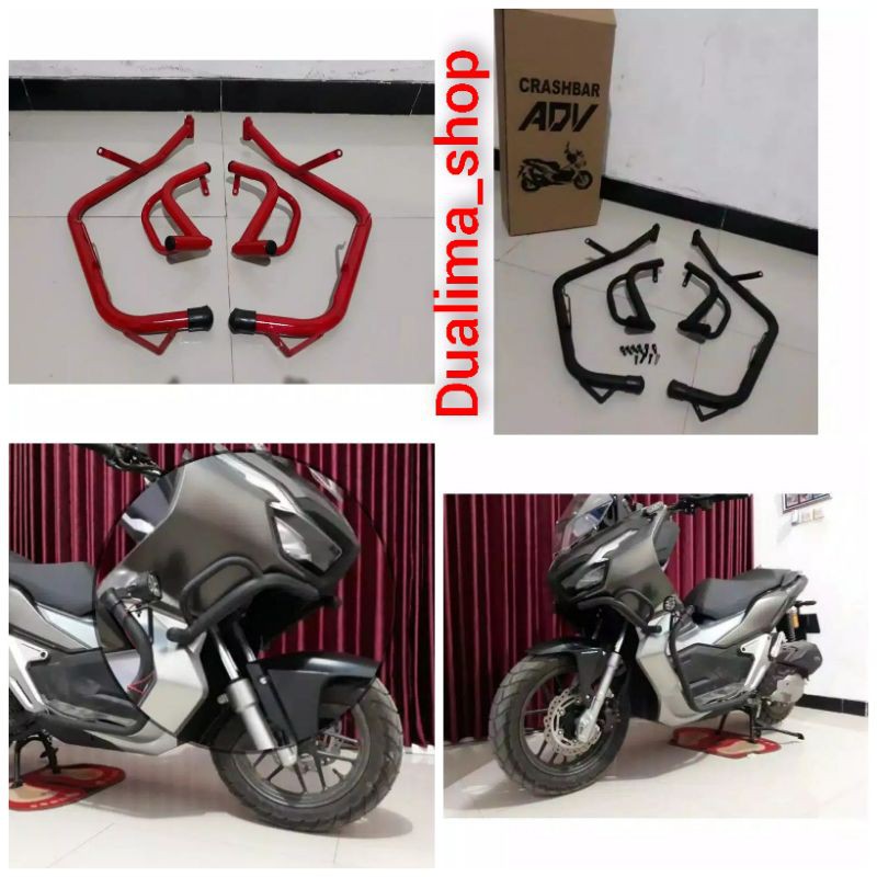 Crashbar ADV full samping dan depan , tubular crashbar Honda ADV