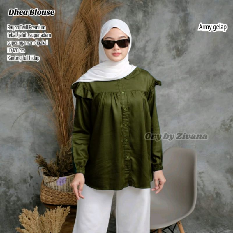 Blouse LD±120cm (XXL) RAYON TWILL PREMIUM //JF5055-6