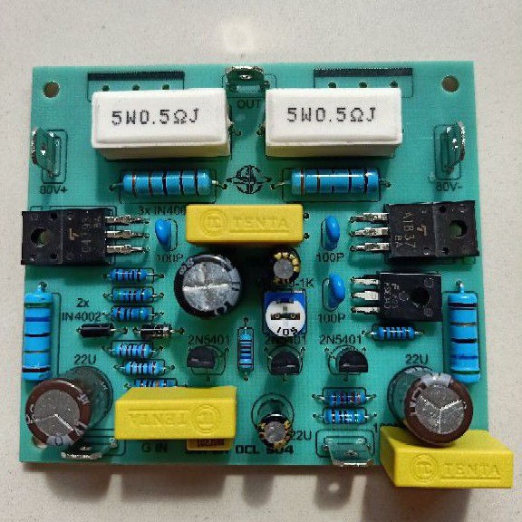 Kit driver power socl 504 fiber karakter sub low full upgrade komponen