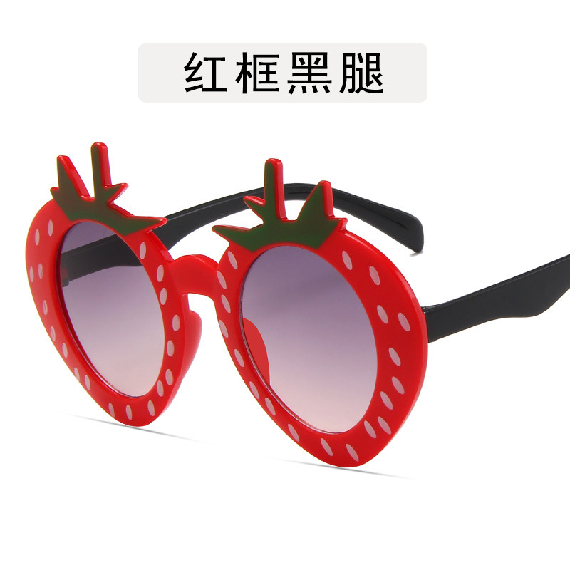 【YUZHU】COD New Fashion Kartun Strawberry Dekorasi Pesta Kacamata untuk Anak-anak