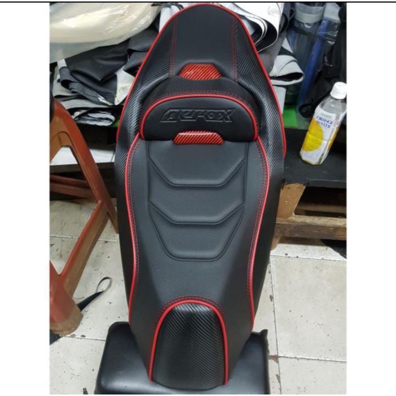 Cover Kulit Jok Aerox 155 160 125 Bahan Mbtech Modif Eropa