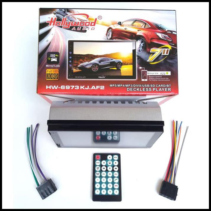 Promo Terbatas Deckless Mp5 Player Hollywood Hw-6973Kj.M2 (Touch Panel)