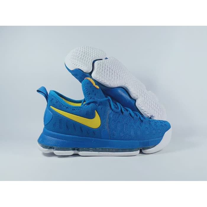 SEPATU BASKET KD 9 WARRIOR AWAY BLUE