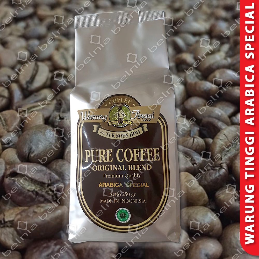 

Biji Bubuk Kopi Arabika Spesial Koffie Warung Tinggi Premium Coffee Arabica Special 250gr