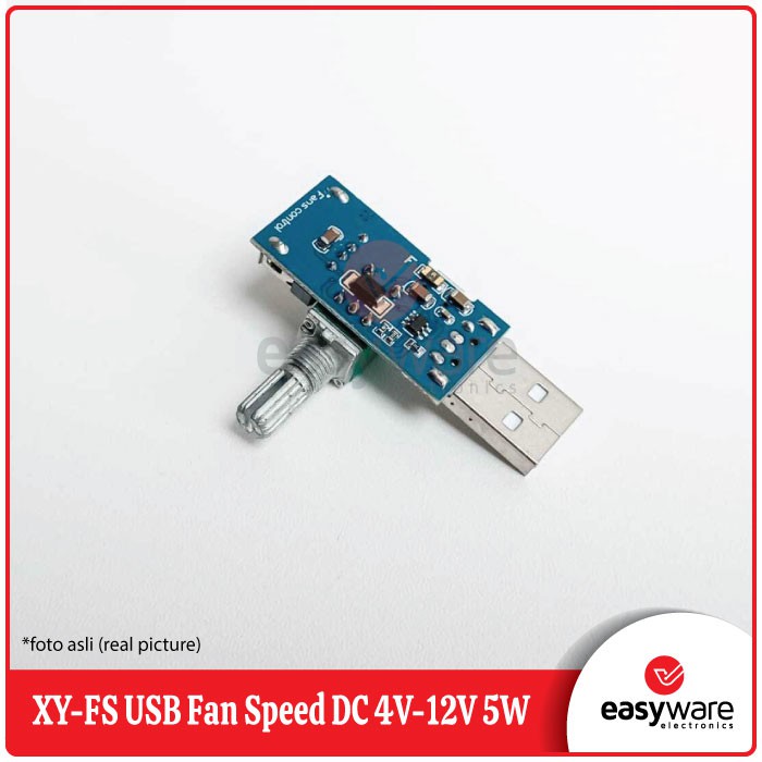 XY-FS DC 4V-12V 5W USB Fan Stepless Governor USB Fan Speed Controller