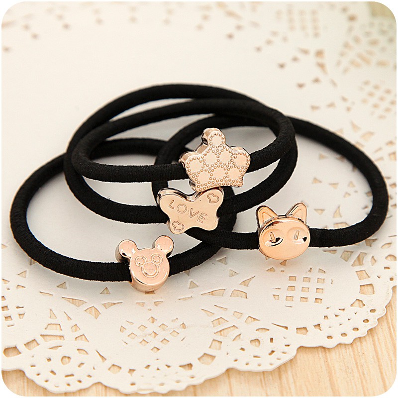 FYGALERY ACC137 Ikat Rambut Karet Korea Jewelry Motif Karakter Random Hairband Aksesoris Rambut Murah-2