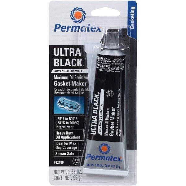 Silicone Gasket Maker Permatex Ultra Black Maximum Oil Resistance RTV