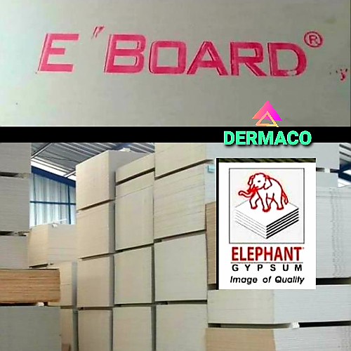 GYPSUM E BOARD 9 mm / PAPAN GYPSUM E BOARD By ELEPHANT