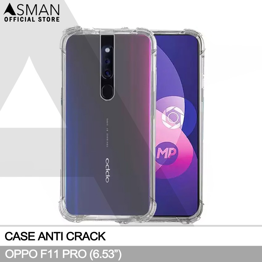 Anti Crack OPPO F11 Pro (6.53&quot;) | Softcase Anti Bentur - Clear