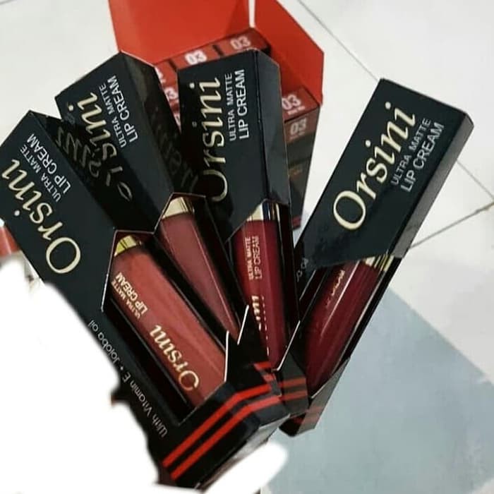 Orsini Ultra Matte Lip Cream Vitamin E Jojoba Oil Lip Cream Matte Original Bpom / Lip Cream Implora