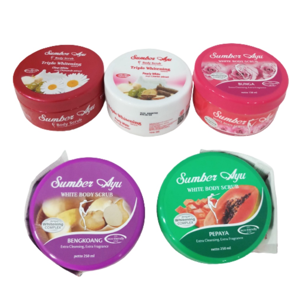 SUMBER AYU WHITE BODY SCRUB/centraltrenggalek