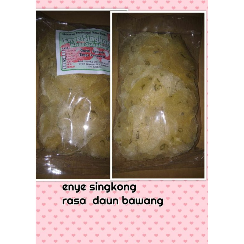

enye singkong rasa daun bawang
