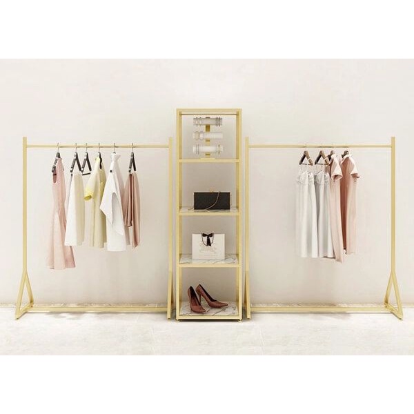 Rak Butik Gold Rak Gamis Butik Display Baju Butik Display Baju Toko