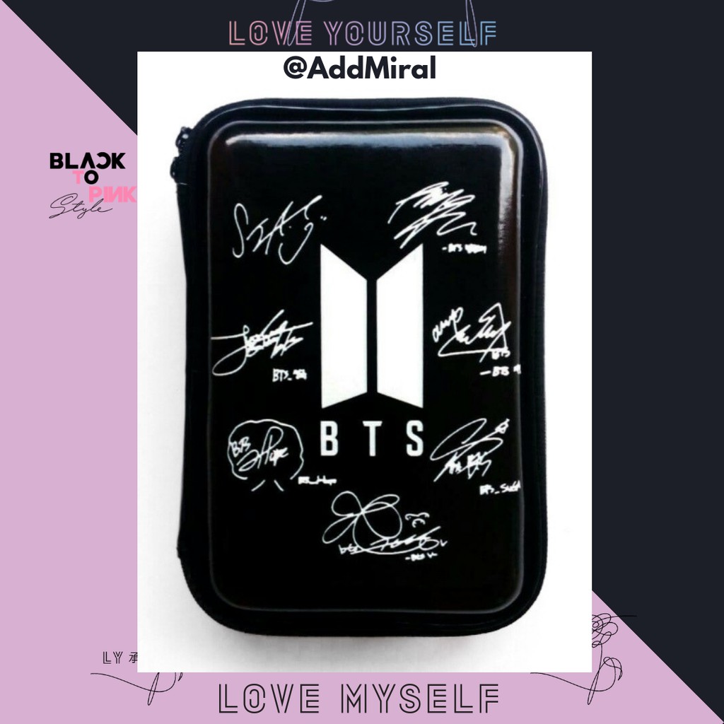 

TEMPAT PENSIL BTS BANGTAN ARMY KPOP KOTAK PENSIL PENCIL CASE HARD CASE SMIGGLE