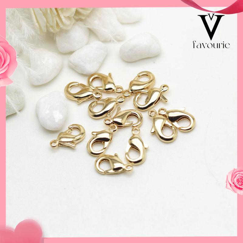 [COD]Aksesoris perhiasan diy 12mm lobster gesper bahan manik-manik tangan kalung gesper gelang koneksi cincin paduan gesper-FA