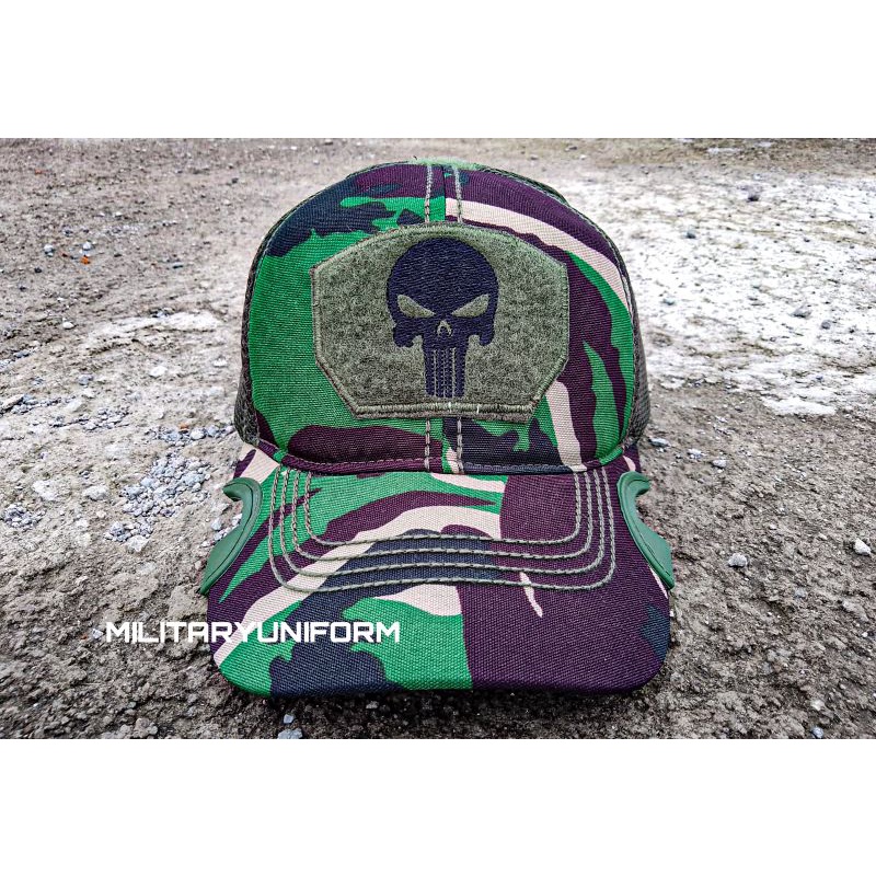 TOPI TACTIKAL PUNISHER COAK TOPI PUNISHER ARMY TOPI TACTIKAL KEREN TERBARU