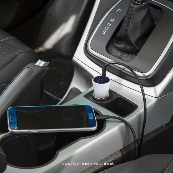 Car Charger | Charger Mobil Fast Charging Dual Output JETE J2 - Garansi 2 Tahun