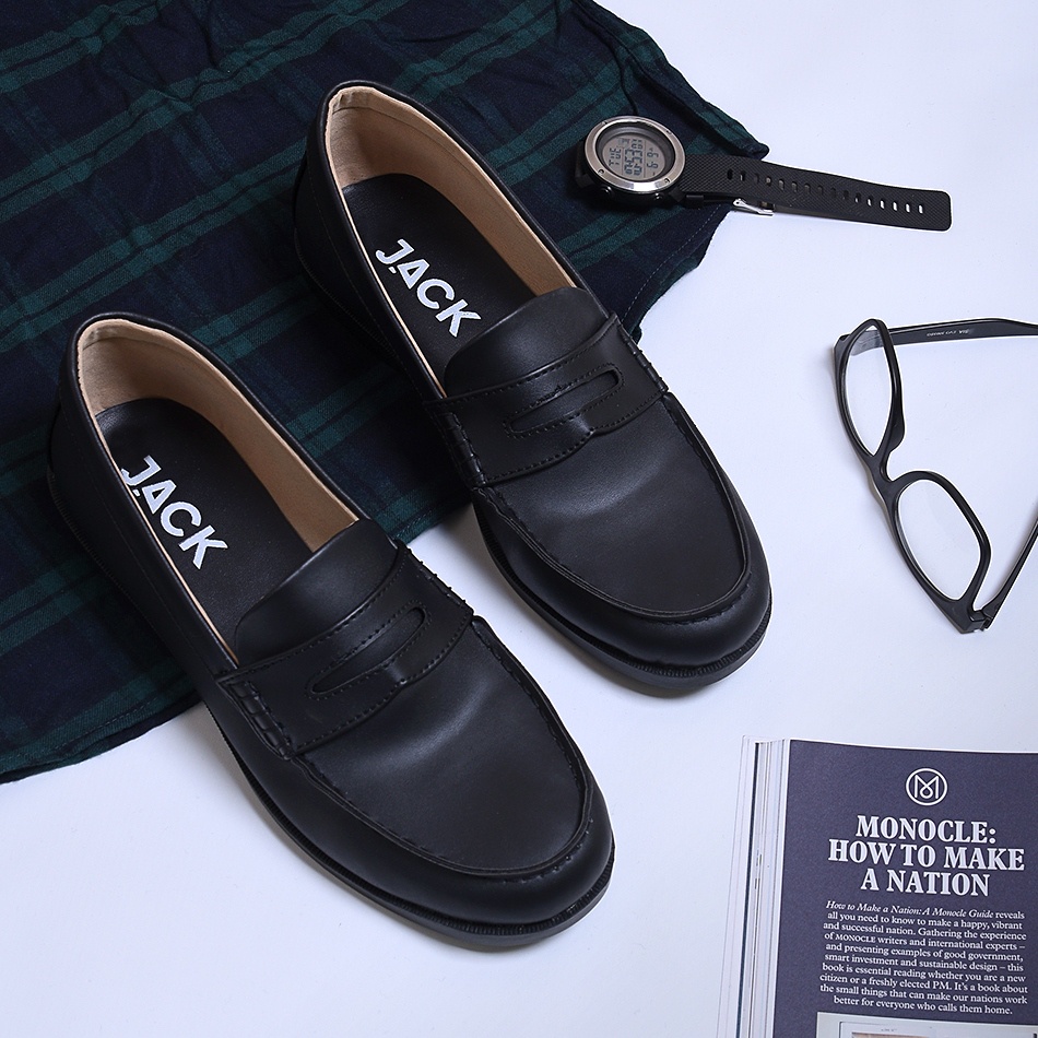 PANTOFEL BROWN ORIGINAL x JACK Sepatu Formal Coklat Tanpa Tali Pria Slop Kerja Kantor Dinas Resmi Guru Slip On Kantoran Pesta Pernikahan Kondangan Nikah Undangan Wedding Selop Kuliah Modern Casual Oxford Semi Kulit Premium Footwear Keren Terbaru Kekinian