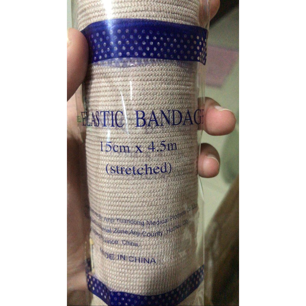 [ GRAY.STORE178 ] Elastic Bandage 6 Inch Perban Elastis 15cmx4.5m Perban Lutut Tangan - BA6