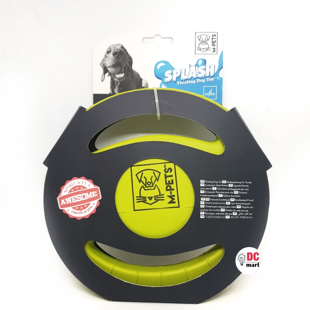 M-Pets SPLASH FRISBEE FLOATING Dog Toy / Mainan Anjing Bisa Mengapung di Air