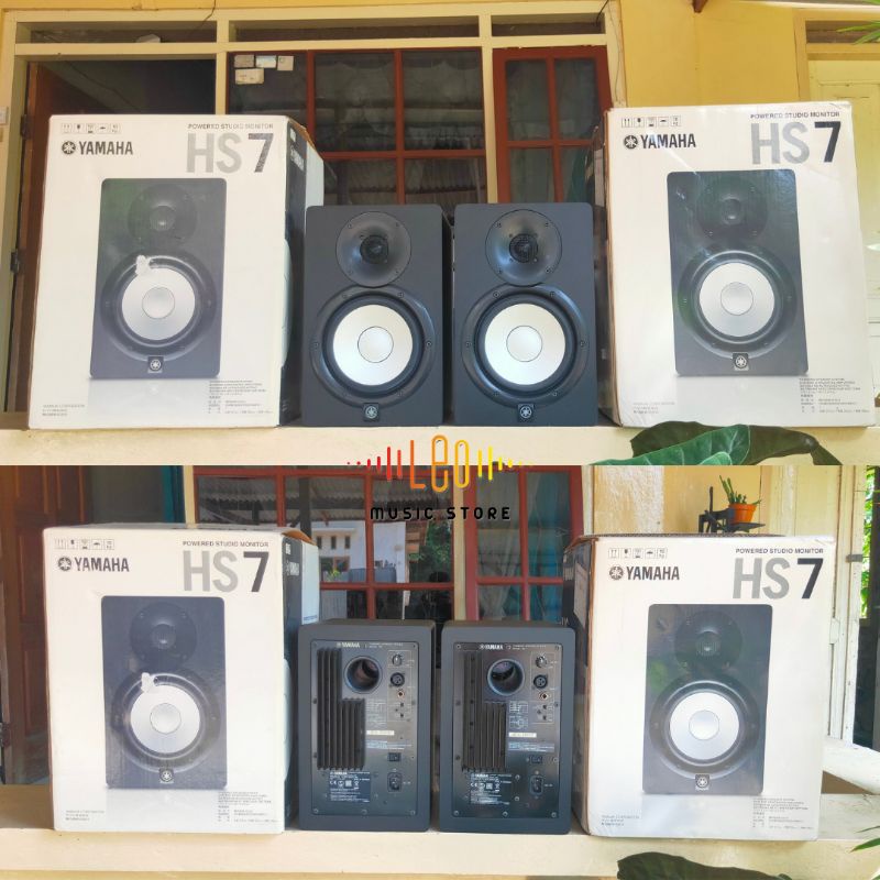 speaker flat Yamaha HS7 speaker monitor studio recording