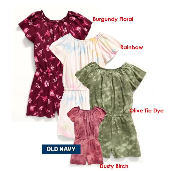 Jumpsuit Old Navy/Romper Old Navy/Jumpsuit Anak Perempuan (5-18 tahun)