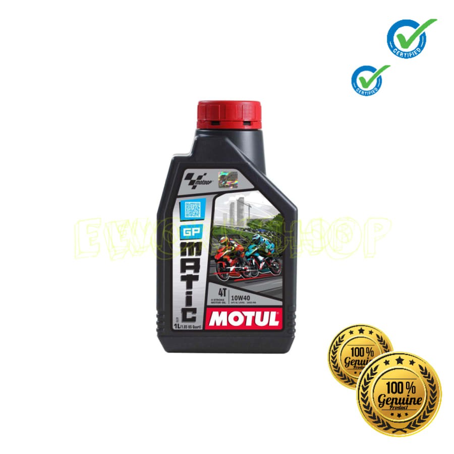 OLI MOTUL GP MATIC 10W40 1 L 100% Original Product