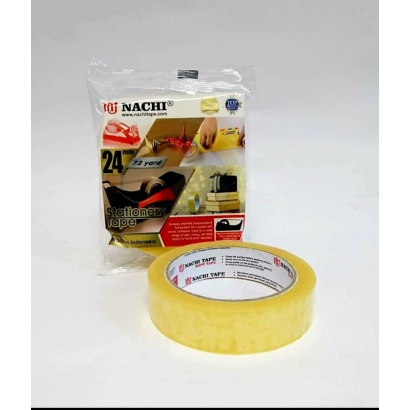 

Solasi Nachi / Isolasi 1 inc / Selotip / Stationary Tape 24mm