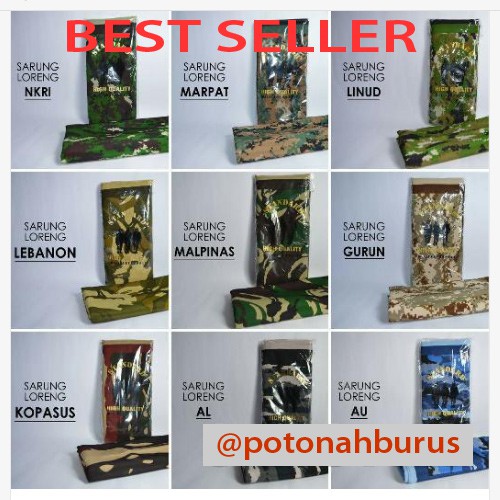 SARUNG LORENG ARMY
