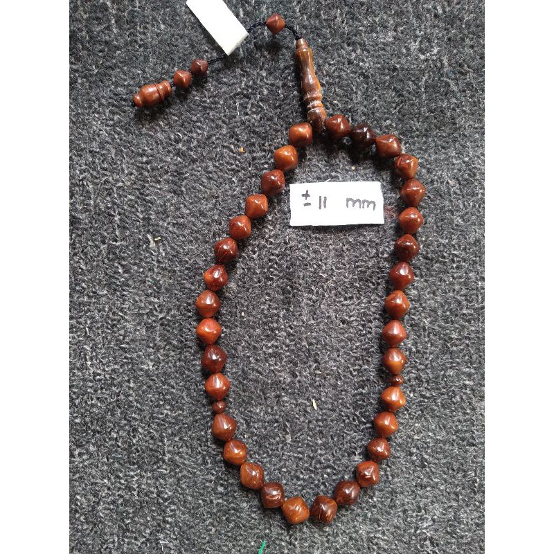 tasbih kokka wajik ± 11 mm ( 11mm ) 33 butir