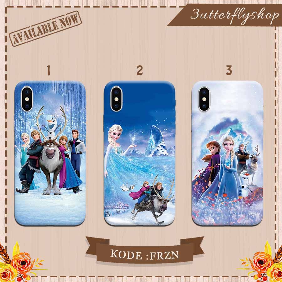 Frozen Elsa disney casing case Oppo Vivo Realme Redmi Xiaomi Samsung iphone