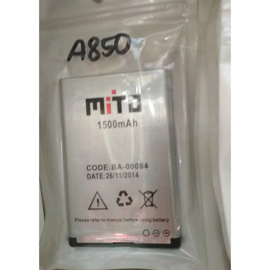 BATERAI BATRE MITO A850 ORIGINAL