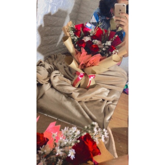 manendra.bali medium bouquet rose fresh flower