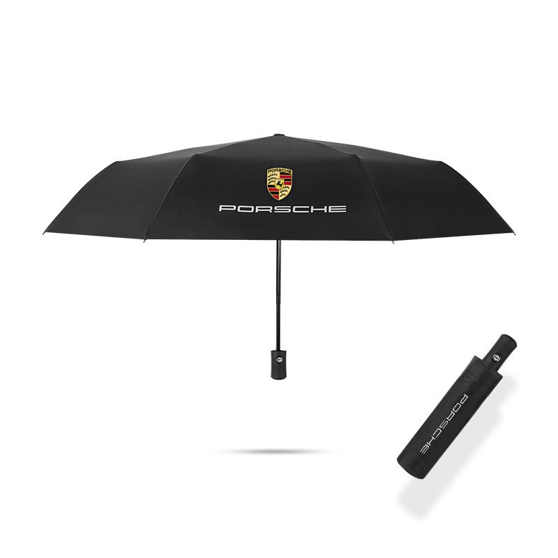 Payung Desain Night Knight Porsche Dengan Satu Tombol, Anti-Angin &amp; Hujan