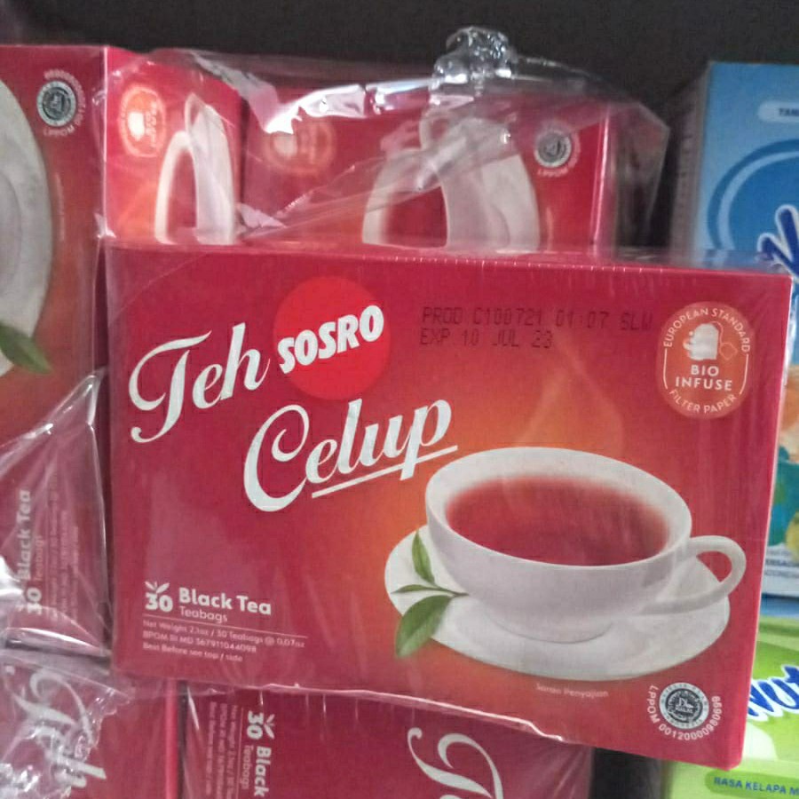 

TEH CELUP SOSRO BLACK TEA 30 PCS