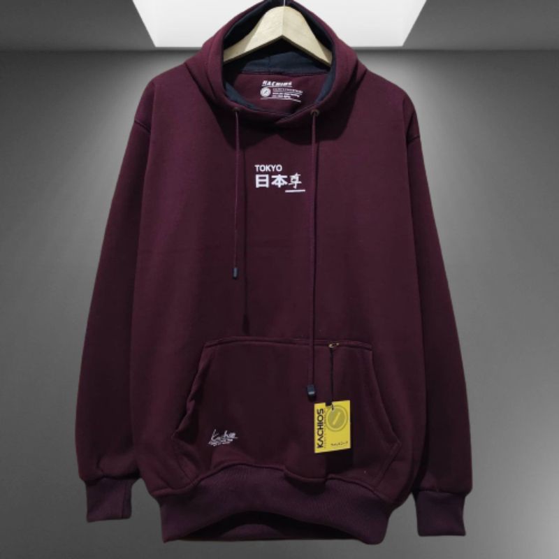 Sweater Hoodie Burgandy Distro Original Premium Bandung Hoodie Tokyo Japan Oversize Swieter Hoodie Pria Distro Cb.Cloting