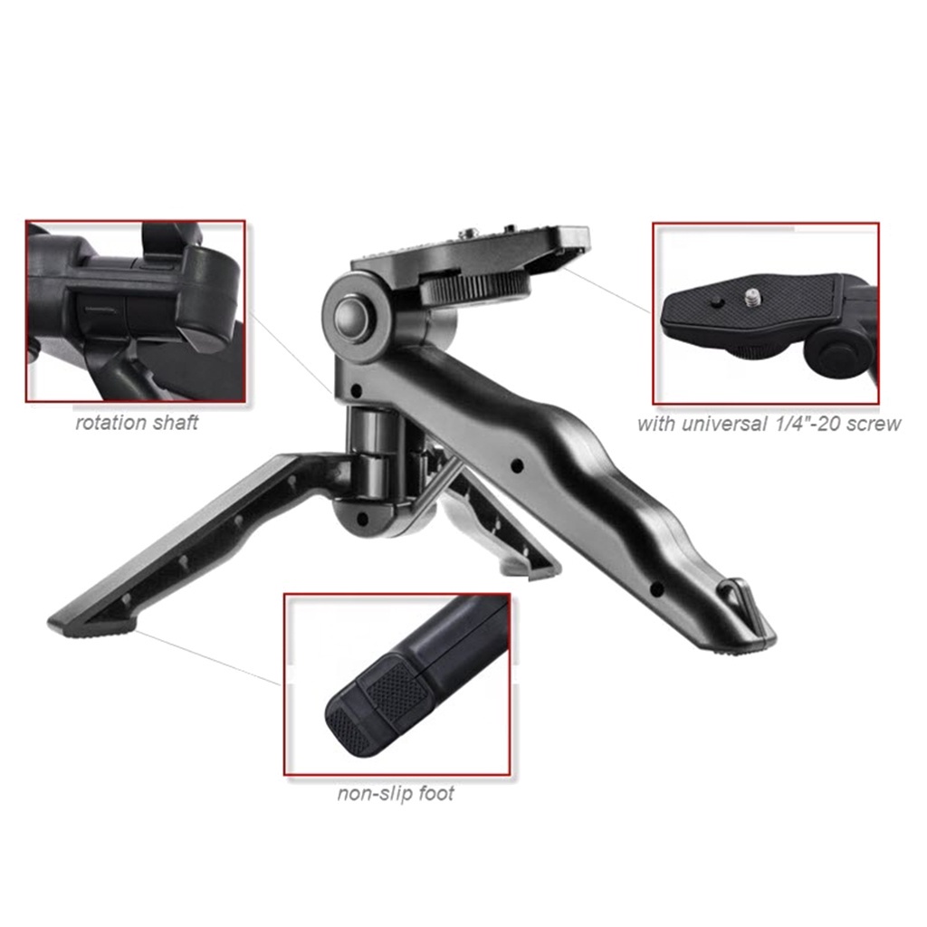 HD32 Tripod stand holder dudukan kamera HP mini lipat portable Universal original