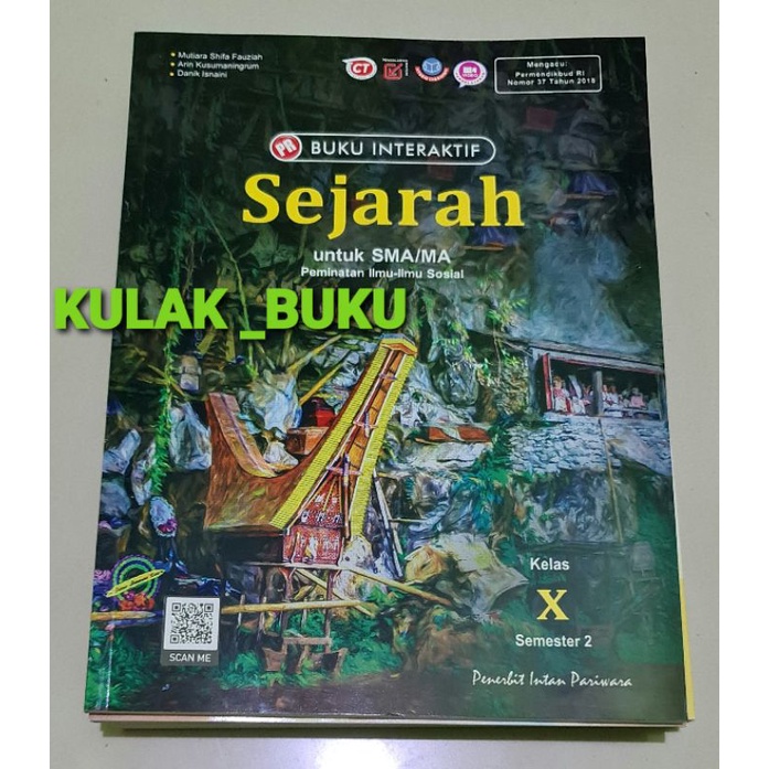 Buku LKS/PR Interkatif sejarah peminatan SMA kelas X, 10, semester 2, 10b, XB (K13 revisi). 2021/202
