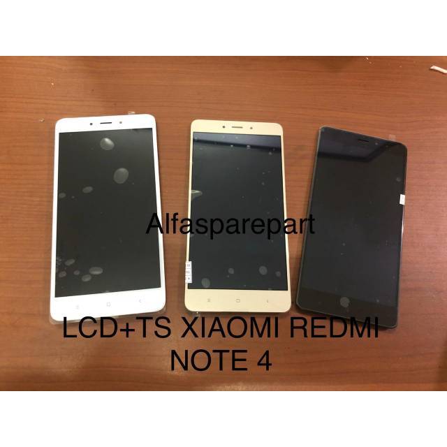 LCD + TS FULLSET XIAOMI REDMI NOTE 4 HITAM