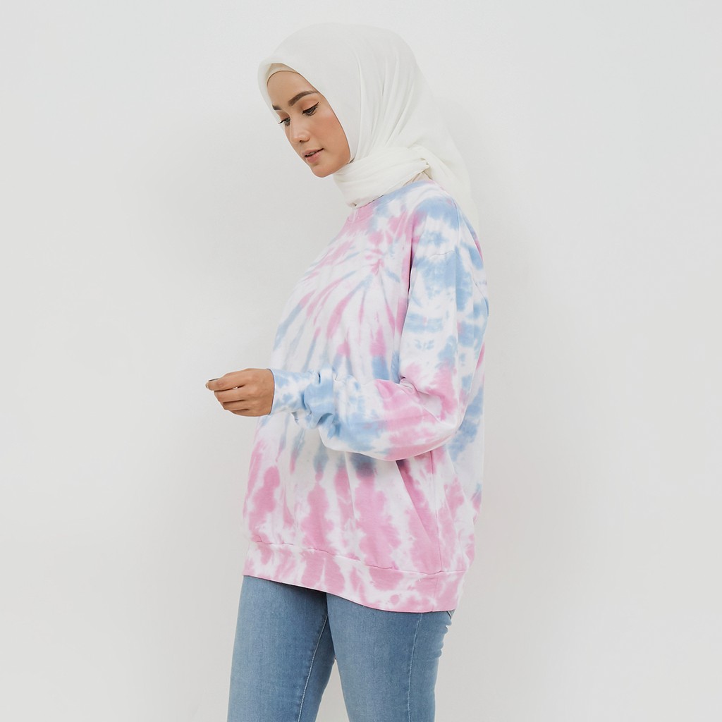 Bluepink sweater tie dye