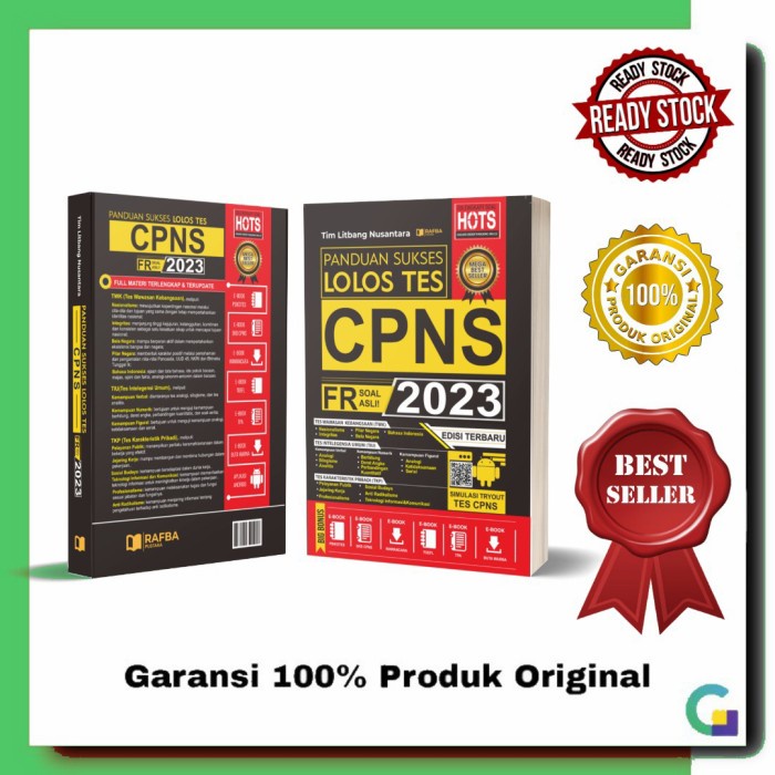 

GRATIS ONGKIR buku cpns 2021 Panduan Sukses lolos Tes CPNS 2021/2022 Terbaru KPL272