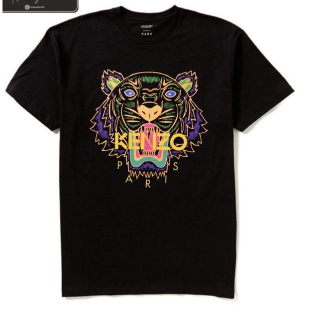 {V-ABT} {☼} kaos KENZO SIGNATURE TIGER / T SHIRT KENZO WANITA PRIA / baju MACAN / OVERSIZE / kaos bi
